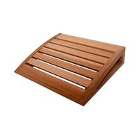 Uoqpty Almohada de sauna para reposacabezas, ergonómica, antideslizante, de madera natural, transpirable, para reposar el cuello, para el hogar, habitación, comercial, relajante, aliviador, mujeres