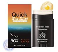 Uoqpty Barra Solar Facial - Tamaño Viaje Resistente al Agua Para Llevar,Protector UV Ligero Crema Solar Para Natación Deporte Viaje