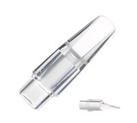 Uoqpty Boquilla Para Saxofón,Boquilla De Saxofón Transparente Para Tocar Rápido Y Suave | Accesorios Para Instrumentos De Viento Musicales | Pieza De Reemplazo Para Saxo Soprano Alto Tenor Barítono