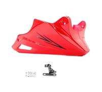 Uoqpty Carenado inferior de la pierna de motocicleta, cubierta de protección del motor, cubierta de carenado debajo del capó para protección estética contra la intemperie, viajes diarios, eventos de
