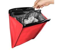 Uoqpty De Basura Para Automóvil,Cierre Magnético De Piel De PU - Contenedor De Desechos Para Vehículo,Para Minivan, RV, SUV, Desplazamientos, Viajes, Salidas Familiares, Viajes Cortos, Camping