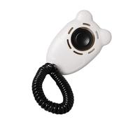 Uoqpty Entrenador de clicker para perros, entrenamiento de comportamiento, entrenador de perros con correa de muñeca, ayuda al comportamiento del perro, accesorios ligeros para mascotas, para perros,
