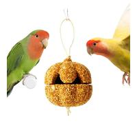 Uoqpty Golosinas para Aves,Golosina Masticable para Loros - Juguete para Pájaros con Forma De Calabaza,para Agapornis Canario Conuro Conejo Cobaya Chinchilla