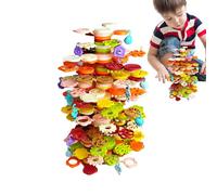 Uoqpty Juego De Equilibrio Y Apilamiento | 152 Piezas para Construir Árbol con Juguetes Educativos | Set De Equilibrio con Bloques Apilables | para Niños y Niñas 3+ Años Cumpleaños Regalo Educativo