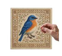 Uoqpty Kit De Bordado Para Principiantes | Kit De Bordado De Colibrí Con Patrón Floral,Juego De Costura De,Para Principiantes, Adultos, Pasatiempo, Manualidades, Vacaciones, Hogar, Familia