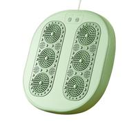 Uoqpty Masajeador de Pies Eléctrico - Dispositivo con Calor Ajustable Silencioso y Carga USB - Masajeador de Pies Eléctrico con Calor - Para Familia Hombres Mujeres Uso Interior En Hogar Oficina Bajo