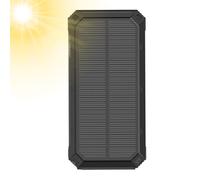 Uoqpty Panel Solar Batería Portátil - Puerto USB Impermeable De Supervivencia | Banco De Batería Solar con Carga Inalámbrica,para Cámara Tableta Smartphone Camping Viaje Viaje por Carretera