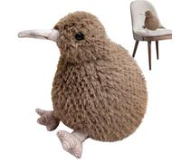 Uoqpty Peluche De Kiwi,Peluche de Kiwi Realista y Adorable | Suave para y Decoración Hogareña para Dormitorio Sala Estantería Escritorio | Habitación Infantil