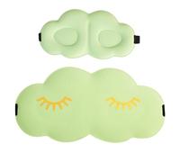 Uoqpty Pliegues ciegos para dormir, para dormir para hombres, Pliegues ciegos de espuma en forma de nube para, Venda para multifuncional ergonómica con botón ajustable, cómoda para