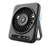Uoqpty Portable Mist Fan | 5-Speed USB Rechargeable Desk Wind Blower