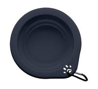 Uoqpty Recipiente De Agua para Perros Portátil,300 Mililitros Bebedero Plegable con Mosquetón - Contenedores De Comida para Gatitos De Silicona - para Viajes Caminatas Playa Actividades Exteriores