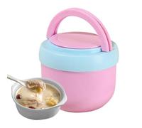 Uoqpty Tazones Térmicos Para Comida Caliente - Tarro De Vacío Microondable Y A Prueba De Fugas - Tazón Térmico para Sopa y Almuerzo,Para Oficina, Desplazamientos, Escuela, Hogar, Picnic, Viajes Al