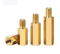 UORCXOAU 10 Piezas M5 - Separador Hexagonal Macho A Hembra, Espaciador De Montaje En Perno, Tornillos De Columna, Pernos Separadores, Longitud 8-90 Mm(M5x35)