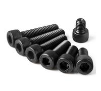 UORCXOAU 100 Piezas Tornillo De Cabeza Hueca Hexagonal Tornillo De Cabeza Cilíndrica Tornillo De Cabeza Ahuecada Tornillo M1.6(M1.6x4)