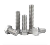 UORCXOAU Diámetro 3 Mm 50 Piezas 304 Acero Inoxidable M3 Tornillo Hexagonal Externo Alarga El Perno Hexagonal Externo(M3x10)