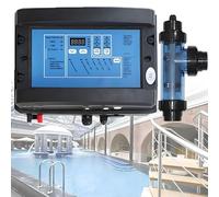 UORDBY Generador de Cloro de Agua Salada, clorador de Agua Salada para Piscinas, máquina de Cloro electrolítico de Sal de 5/10/15/20/30/50 g/h, Apto para Piscinas de 10 a 100 Metros cúbicos. 15g/h