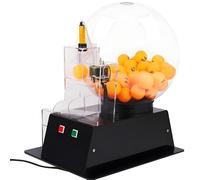 UORDBY Juego electrónico de Bingo y sorteo, con 60 Bolas. Black
