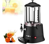 UORDBY Máquina eléctrica Multifuncional de Chocolate Caliente, dispensador de 5L/10L de Capacidad con función de agitación, Calentador de Bebidas Calientes para Chocolate, café, Leche y té Black-10L