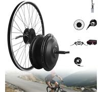 UORDBY Motor de buje de Rueda Delantera/Trasera de Acero para Bicicleta eléctrica, Kit de conversión de 48 V, 1000 W/1500 W con Pantalla LCD y Caja de Cambios sin escobillas Frontwheel1000W-26