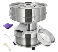 UORDBY Tamizadora vibratoria eléctrica automática de 50 W - Tamizadora Comercial de harina de Acero Inoxidable 304 con 2 tamices de Malla 40/60, 1350 RPM para harina, harina para pastelería 10CM