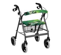Uorisanigo Funda de asiento para andador con ruedas de gato, accesorios para decoración del día de San Patricio, fundas de asiento para piano de mujer, funda antipolvo para andador con decoración de