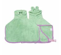 UOSIA Abrigo De Secado De Perro Lindo Albornoz De Baño Toalla Absorbente Vestidos para Cachorros para Después del Baño Roba con Capucha De Secado Rápido Ajustable para Perros Y Gatos