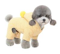 UOSIA Abrigos de Invierno para Cachorros, Sudadera con Capucha para Perros, Mono cálido Acolchado para Mascotas, Traje de Nieve para Perros de Cuerpo Entero a Prueba de Viento, Chihuahua