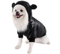 UOSIA Abrigos para Perros para Perros pequeños Invierno Impermeable Cachorro Perro Sudadera con Capucha Abrigo cálido Perro Traje de Nieve Chaqueta Liviana a Prueba de Viento para Perros Clima frío