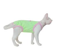UOSIA Camisa De Gato Sin Pelo Sphynx Camiseta De Gato De Algodón De Verano Ropa De Mascota Lindo Pijama De Gato Chaleco De Gato Transpirable Suéter De Gatito Ropa De Gato Y Cachorro