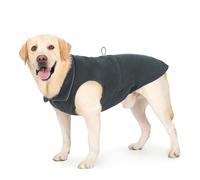 UOSIA Chaquetas de Invierno para Perros, Abrigo cálido de Lana para Perros con Agujero para Correa, Jersey de Solapa a la Moda para Cachorros, Chaleco Ajustable para Mascotas, Ropa