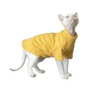 UOSIA Esfinge Gatos Sin Pelo Camisa Suéter Gatito Camisetas Gato Camiseta Interior Cálida Mascota Sólida Otoño Invierno Pijamas Mono para Esfinge, Gato De Devon