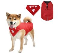 UOSIA Esmoquin para Perro, Traje y pañuelo para Perro, Traje Formal de Fiesta de Boda, Camisa para Razas pequeñas, Medianas y Grandes, Disfraces de Fiesta, Cosplay, Ropa Festiva