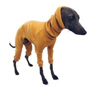 UOSIA Pajamas De Galgo Italiano Ropa Cuello Alto Mangas Largas Traje De Mono para Whippet Suave Transpirable Elasticidad Perro Suéter para Perros Grandes Y Medianos