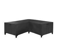 UOSIA Patio en forma de L Sofá Seccional Cubiertas Impermeable 420D Heavy Duty Oxford Tela al aire libre esquina Sofá Cubierta con salida de aire
