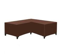 UOSIA Patio en forma de L Sofá Seccional Cubiertas Impermeable 420D Heavy Duty Oxford Tela al aire libre esquina Sofá Cubierta con salida de aire