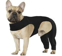 UOSIA Perro Cirugía Recuperación Manga Piernas Traseras Pet Prevenir Lamer Protector De Apoyos De Codo Pantalones Alternativos Camisa para Perros Medios Y Grandes