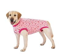 UOSIA Pijamas para Perros Monos para Perros Pijamas de algodón Suave para Mascotas Traje Ligero de recuperación para Perros Anti lamiendo Ropa para Perros con Estampados Lindos