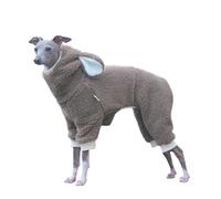 UOSIA Ropa Italiana Greyhound Onesie Espesado Cuello De Tortuga Cálido Lindo Orejas De Peluche con Capucha Diseño Chaqueta De Perro Camisa Y Traje De Mangas Largas De Cuatro Patas para