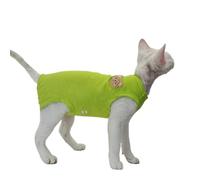 UOSIA Sphynx Cats Camisa Gato Traje de Recuperación Verano Algodón Gato Pijama Mono Ropa de Gatito para Sphynx Cornish Rex, Devon Rex, Peterbald