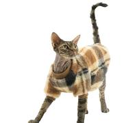 UOSIA Sphynx Suéter de Gato para Gatos sin Pelo Vellón Grueso y cálido Pijama de Gatito de Invierno Moda Traje de Gato