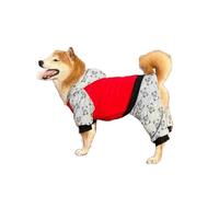 UOSIA Sudadera con Capucha para Perros Grandes, Primavera Y Otoño, Suave, De Cuerpo Completo, De Cuatro Patas, De Manga Larga, Mono Mono con Botón Y Patrón