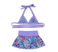 UOSIA Traje de baño de Bikini para Perro pequeño, Vestido de Playa para Perro, Falda tutú para Cachorro, Traje de baño Ligero Ajustable para Perro, Disfraz de Verano para Mascota