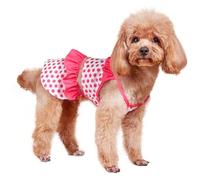 UOSIA Traje de baño para Mascotas, Bikini para Perros, Traje de baño para Perros, Vestido de Playa para Perros y niñas en la Piscina Junto al mar, Lindo Chaleco y Faldas para Cachorros