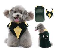 UOSIA Traje de Esmoquin para Perros con Pajarita para Perros pequeños y medianos, Traje Formal para Fiesta de Boda, Traje de Caballero para Cachorros, Camisa, Disfraz, Ropa de Vacaciones