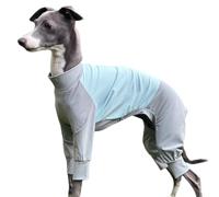 UOSIA Traje de Perro Gris Italiano Traje de Verano Traje de Perro Delgado Traje de Perro Todo el Cuerpo Pijama de Perro seco rápido y Transpirable Traje de Perro para Perros pequeños y medianos