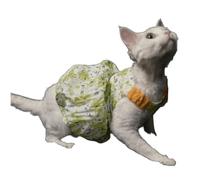 UOSIA Vestido De Gatos Sin Pelo De Esfinge Vestido De Gato Respirable Vestidos Lindos Ropa De Gato Sin Pelo Fácil Encender/Apagar Vestido De Gatito