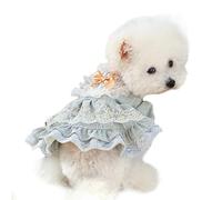 UOSIA Vestido de Princesa de Perro de Encaje de Lujo con Corbata de Lazo Linda niña a Cuadros Falda de Verano