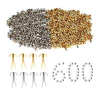 UOSIWYA 600 mini pinzas para bolsas de patrones, 8 mm, pinzas de metal, de cabeza redonda, pinzas para cartas, minibras, álbumes de recortes, para manualidades, papel, manualidades, manualidades