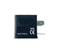 UOUOBEAR Bobina de válvula solenoide EVI7/9 AC220V 8.5VA 6VA 5VA EVI 7/9 Apertura Interior: 9 mm Altura: 29,5 mm(AC220V 6VA)