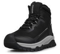 UOVO Botas de senderismo impermeables para hombre, para todas las estaciones, para senderismo, senderismo, antideslizantes, talla 40-45, Black, 42 1/3 EU
